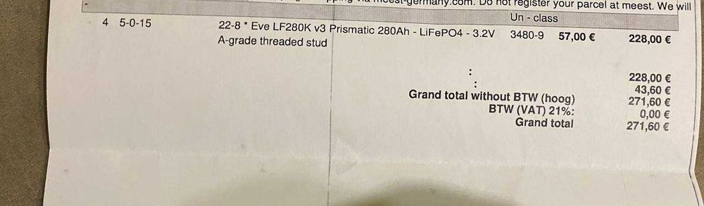 Аккумулятор LiFePO4 12V 280Ah и инвертор 1 кВт