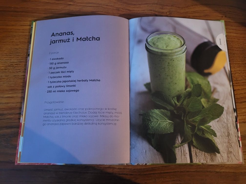 Książka Smoothies Electrolux