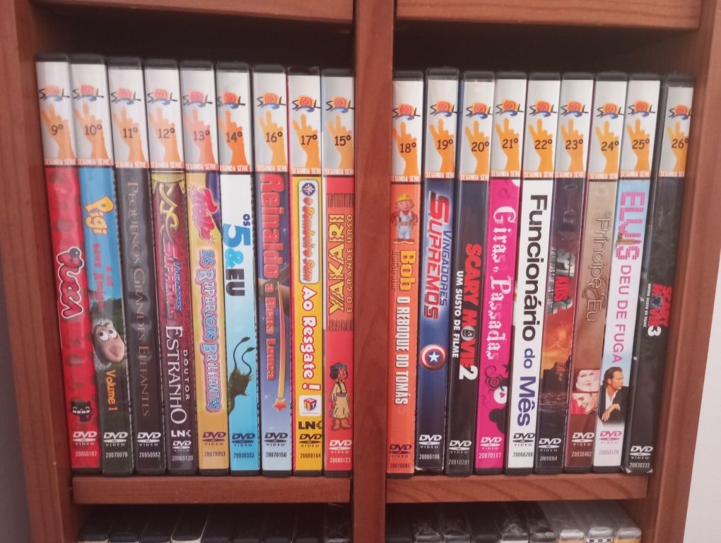 DVD para venda, coleções
