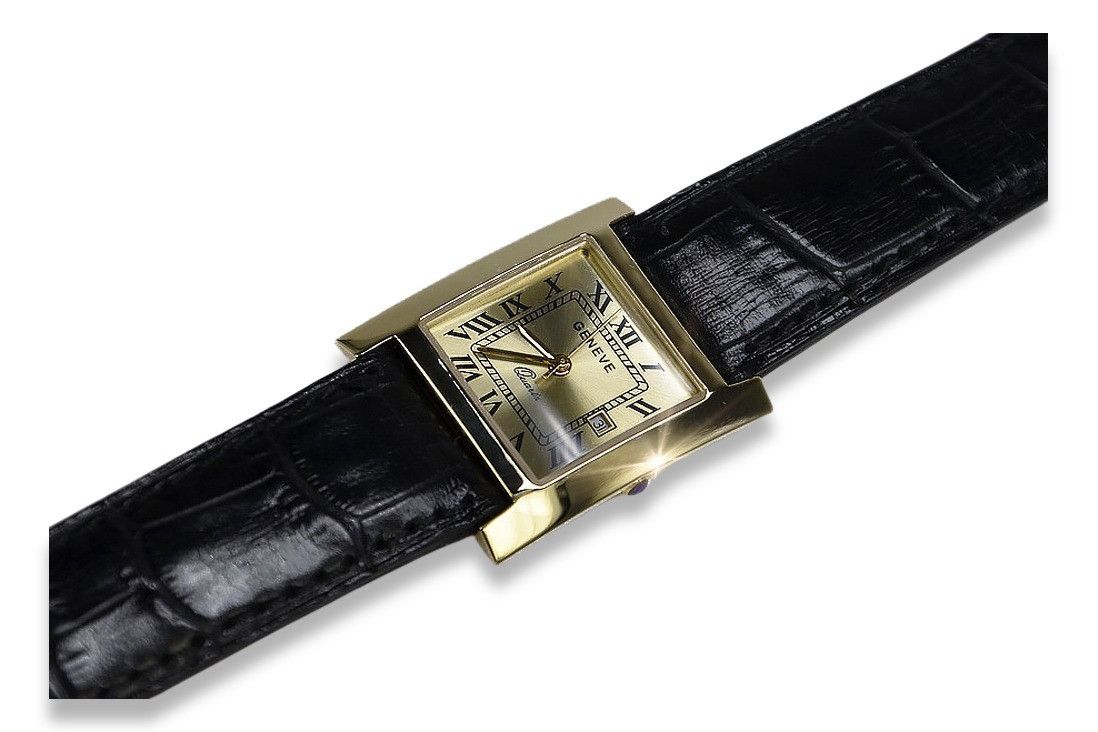 Złoty zegarek męski 14k 585 Geneve mw009y Gdańsk biżuteria