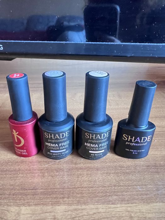 База гель лак топ камуфлюча shade hema free гіпоалергенна