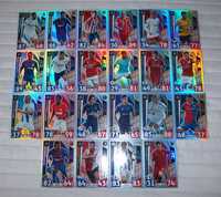 Topps Match Attax Uefa Champions League 17/18 Pro 11 Komplet 22 kart