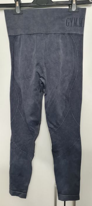 Legginsy push up  beżowe i grafitowe L