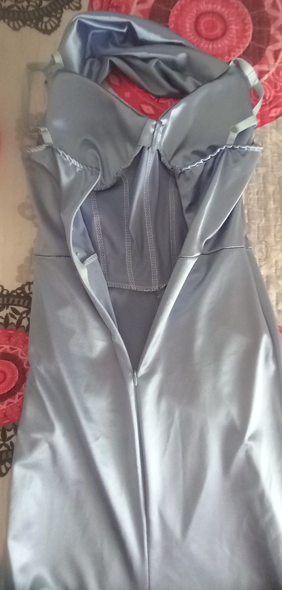 Vestido Azul usado uma vez