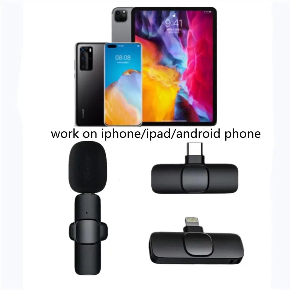 Беспроводной петличный микрофон k9 для Iphone или android