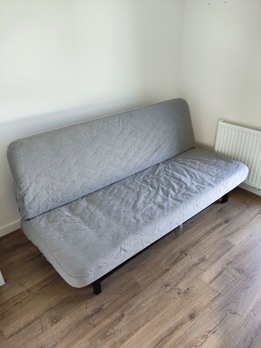 Łóżko rozkładane Ikea Nyhamn 140x200 + materac lateksowy dwuwarstwowy