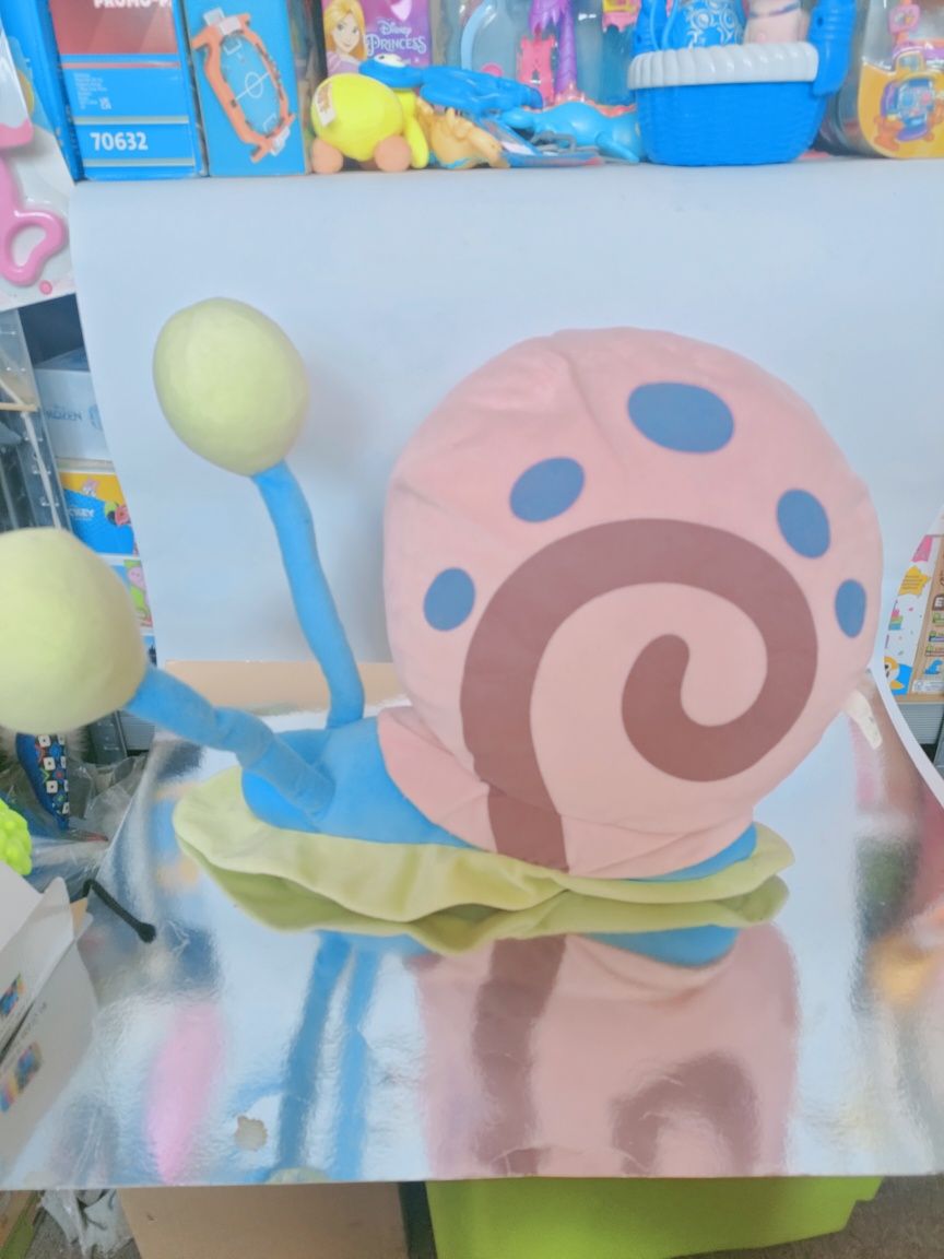 Ślimak Gacuś maskotka GIGANT 40x50c Spongebob Gary