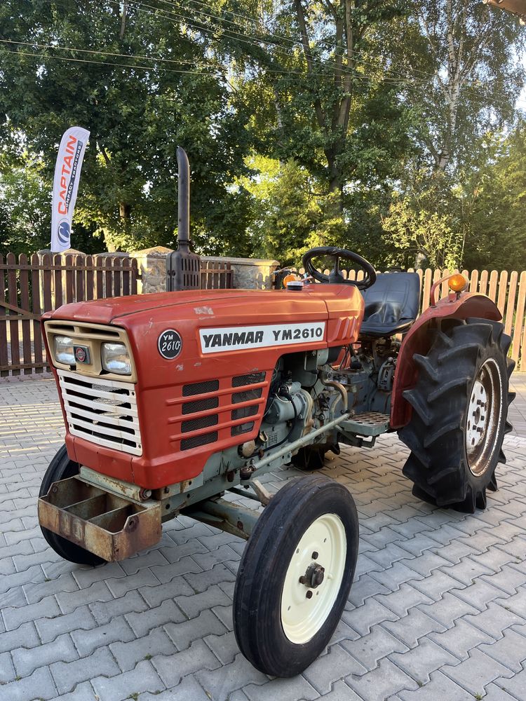 Traktorek yanmar ym 26 km ym2610 3 cylindry ladny stan nowy aku