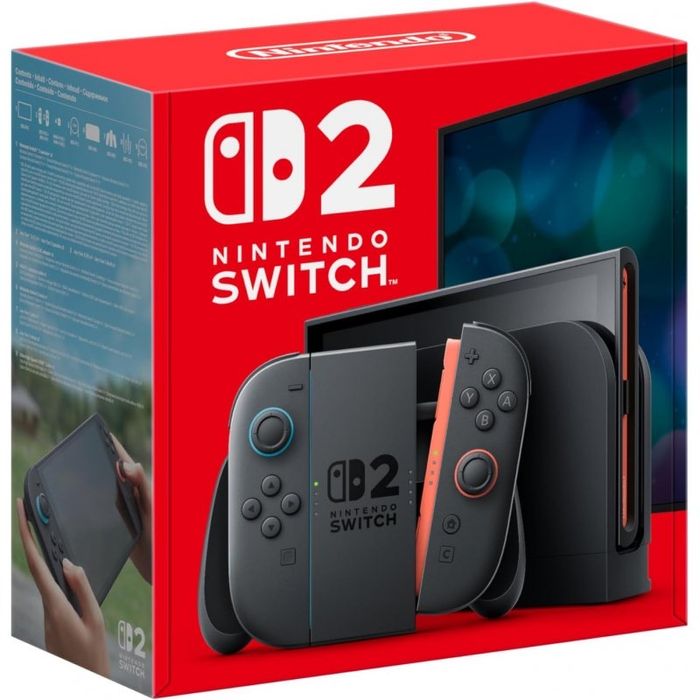 Нові! Хіт! Ігрова консоль Nintendo Switch 2 Black Європа