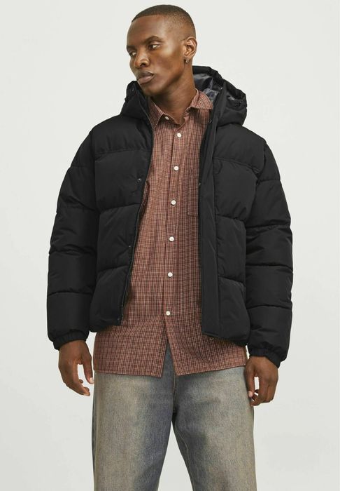 Куртка пуховик Jack Jones оригінал нова зимова чорна чоловіча