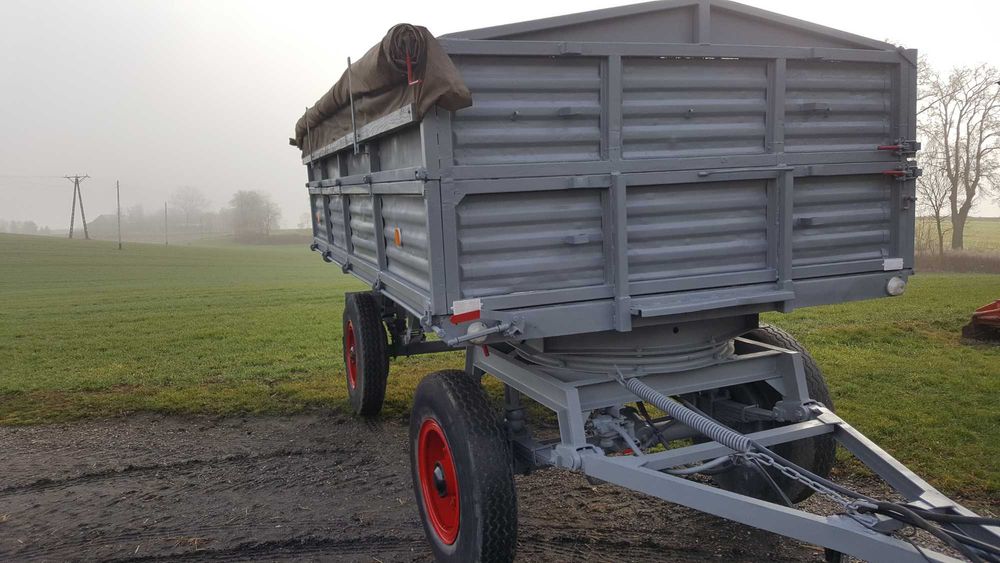 PRZYCZEPA D55, wywrot trzy stronny