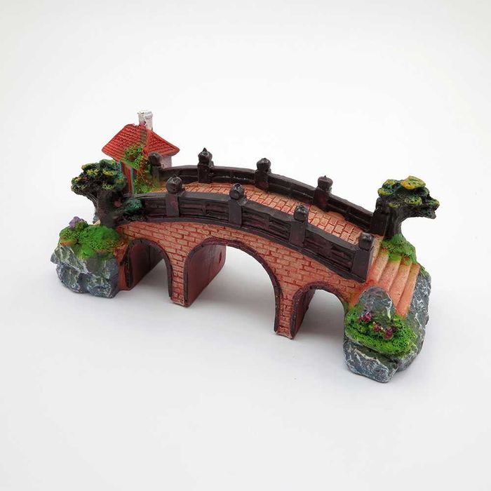 Декор в акваріум, тераріум ОПТ/роздріб (кораблі,машинка, міст)