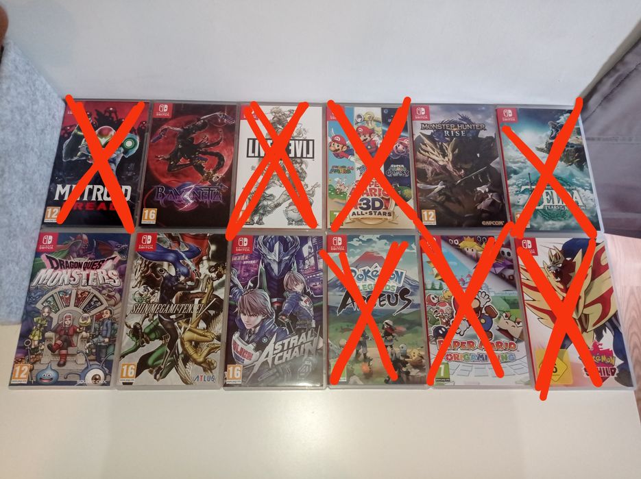 Gry na Nintendo switch