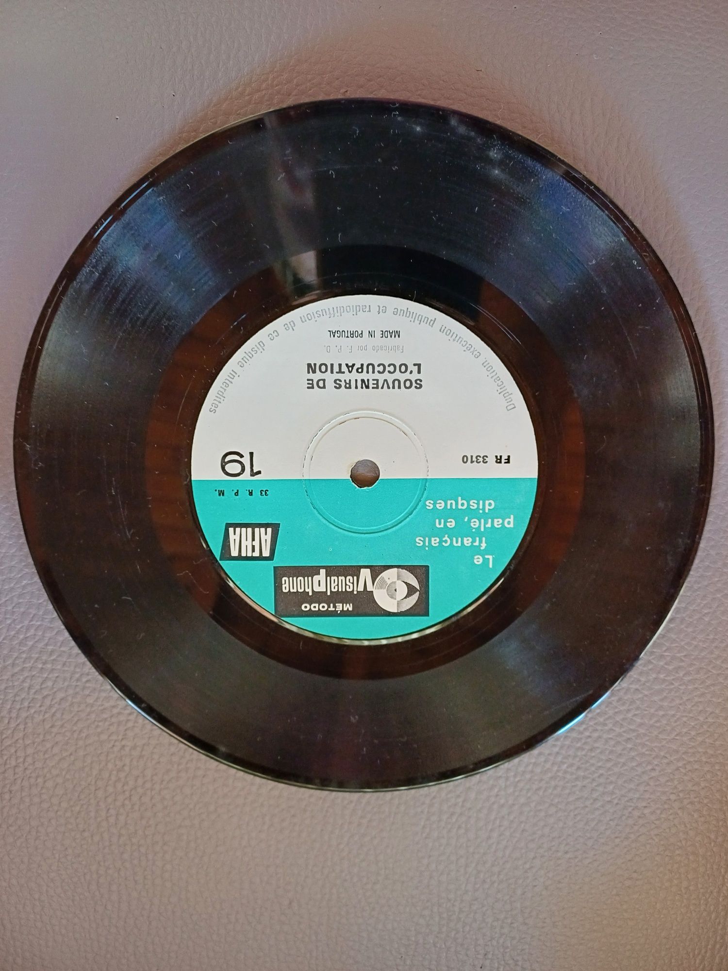 Discos em vinil, música francesa