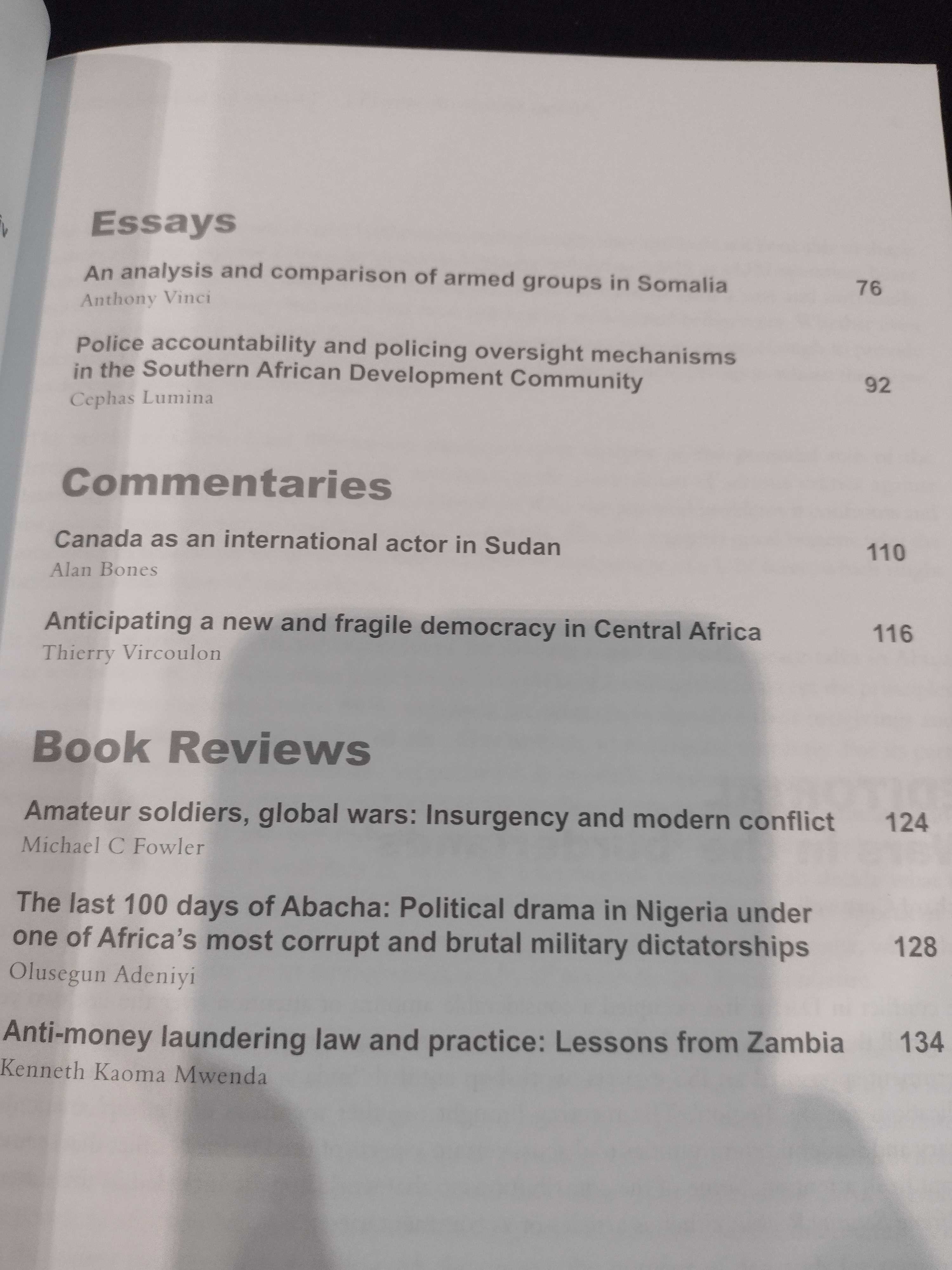 African Security Review 2006