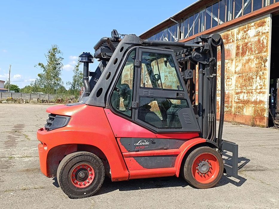 Linde H70D  wózek widłowy widlak sztaplarka 396-03 7 ton diesel