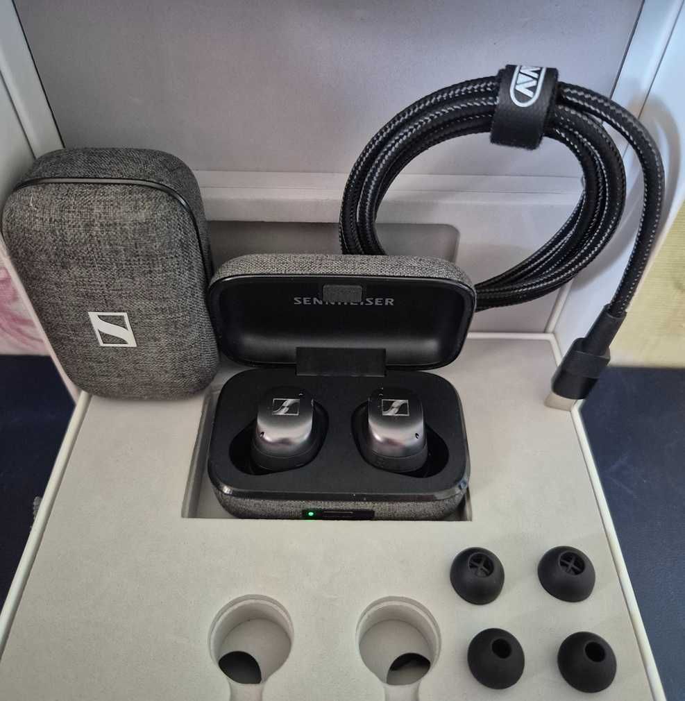 Sennheiser Momentum TWS 3 GRAFIT i extra etui
