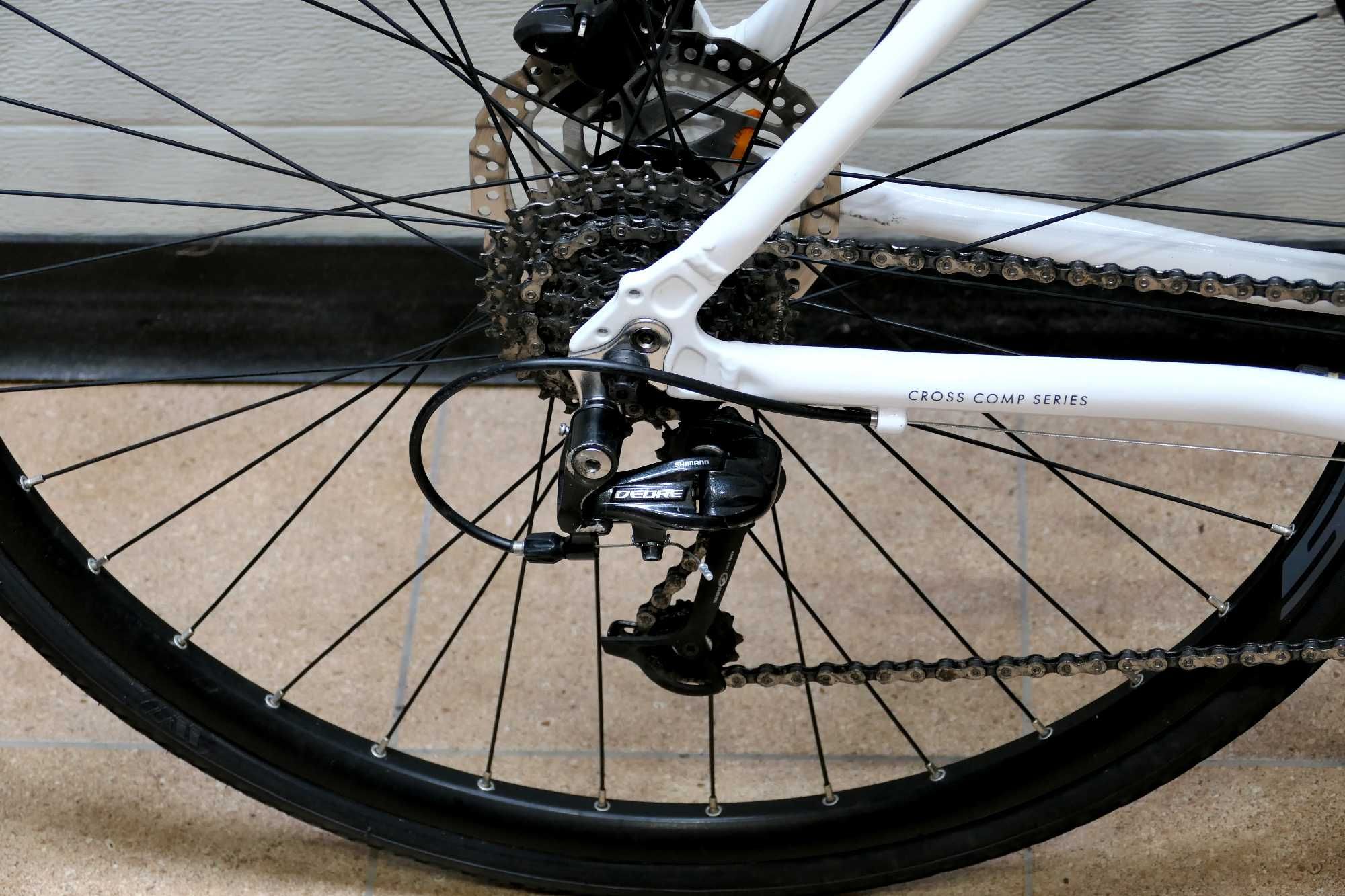 Rower CROSSOWY SERIOUS, koła 28", alu, DEORE, ham hydr, 3x9, IDEALNY