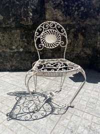 Cadeira Decorativa de Jardim branca