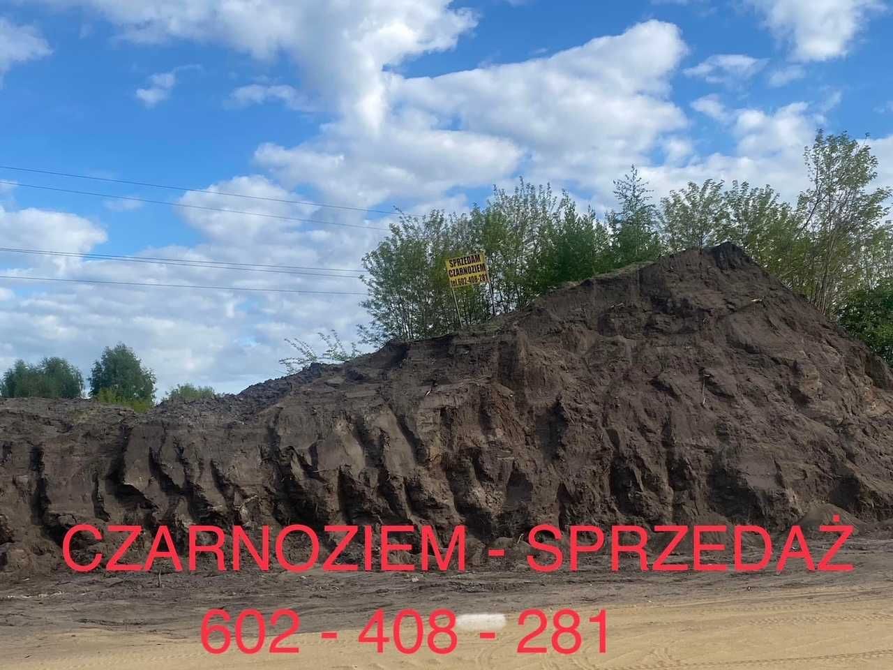 Czarnoziem sprzedam - ziemia ogrodowa -     350zł -  4-ośka - Dostawa