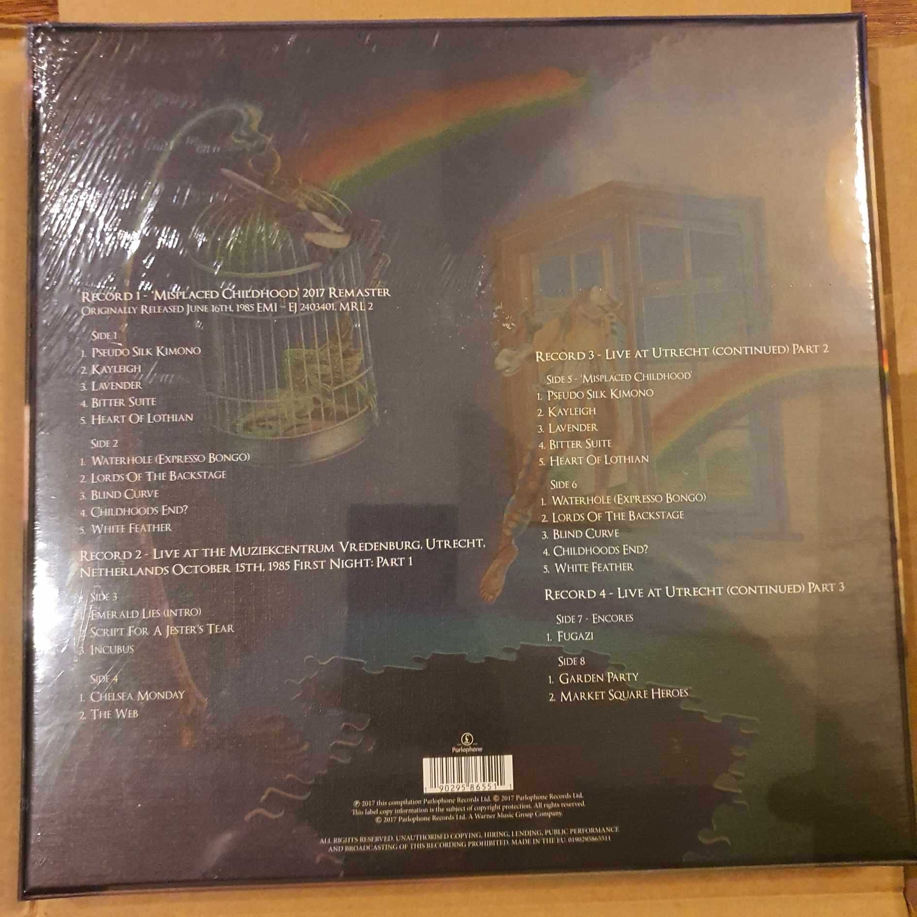 Marillion - Misplaced Childhood 4LP Deluxe Edition z autografem Fish`a
