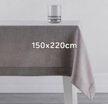 Obrus Home&You Lumiere szary 150x220cm popielaty