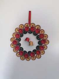 Decoração de Natal de cápsulas Nespresso (artesanato)