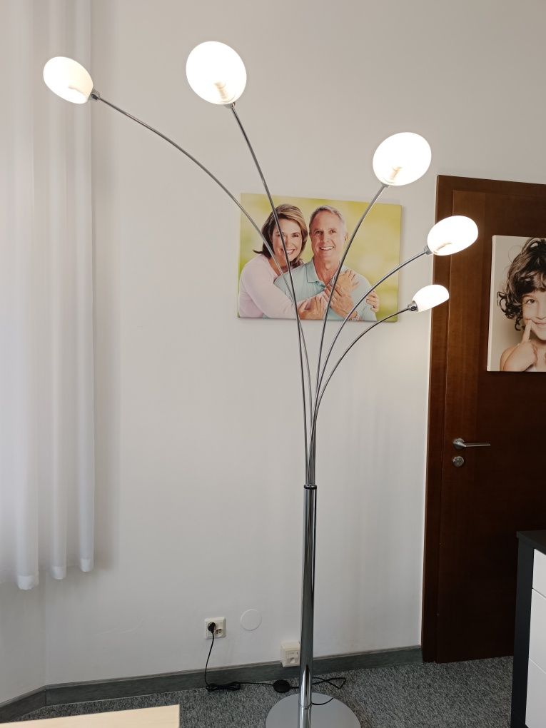 Nowoczesna Designerska Pięciopunktowa lampa podłogowa VENTI-S.AGATA