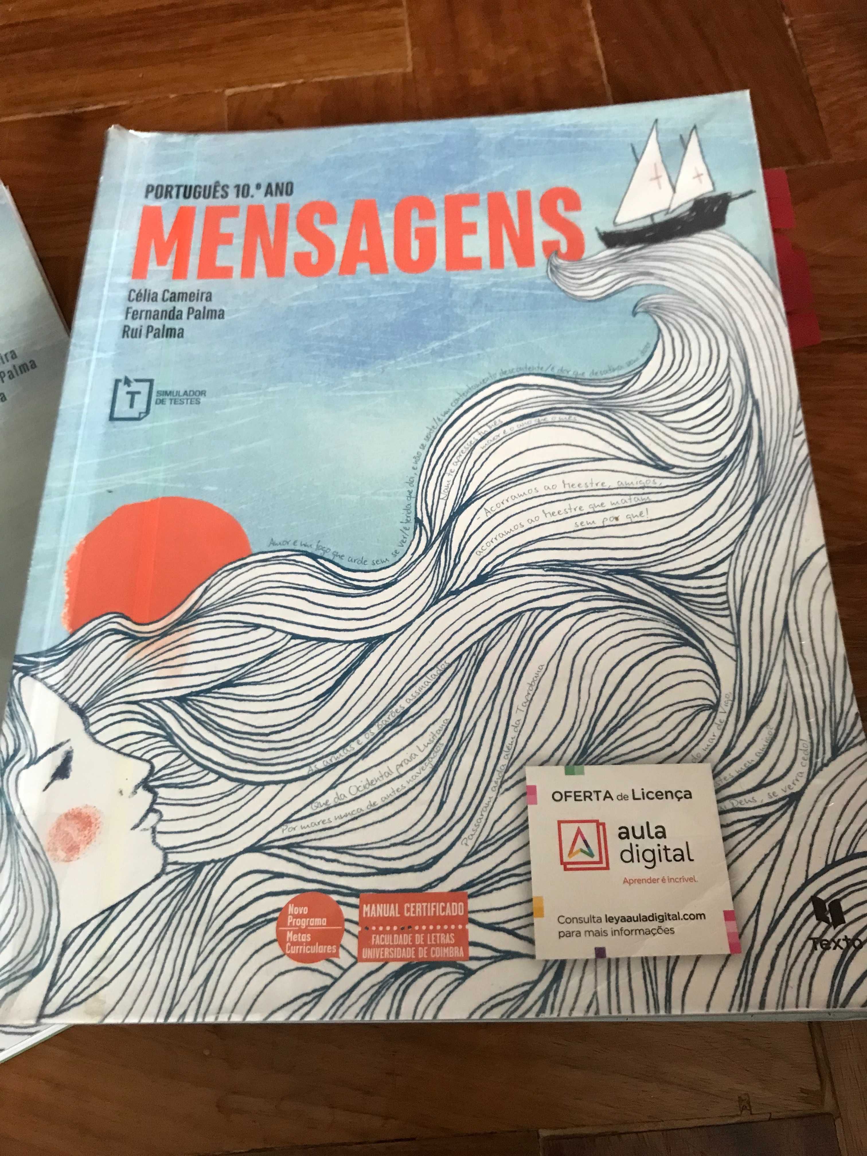 Mensagens - Manual e Caderno de Atividades - Português 10º ano