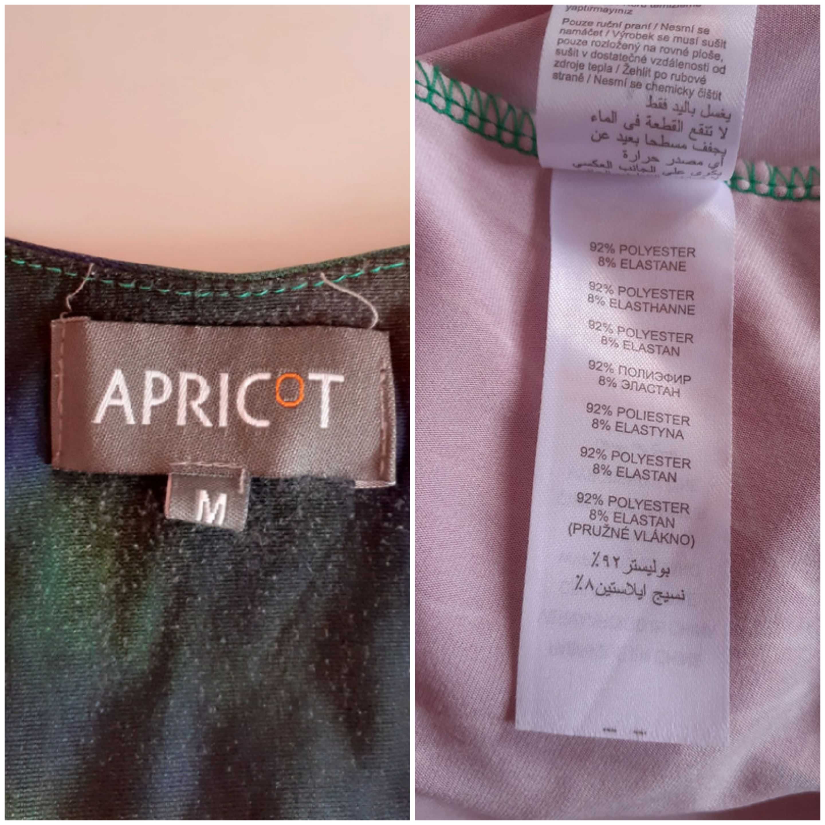 38 Sukienka dla wysokich plażowa letnia na upały długa maxi Apricot