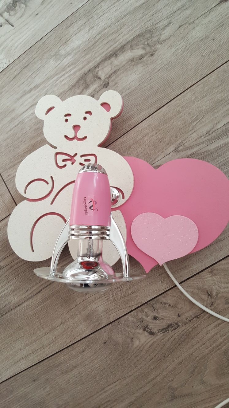 Lampa sufitowa dziecięca honey misie + kinkiet + zasłonka gratis