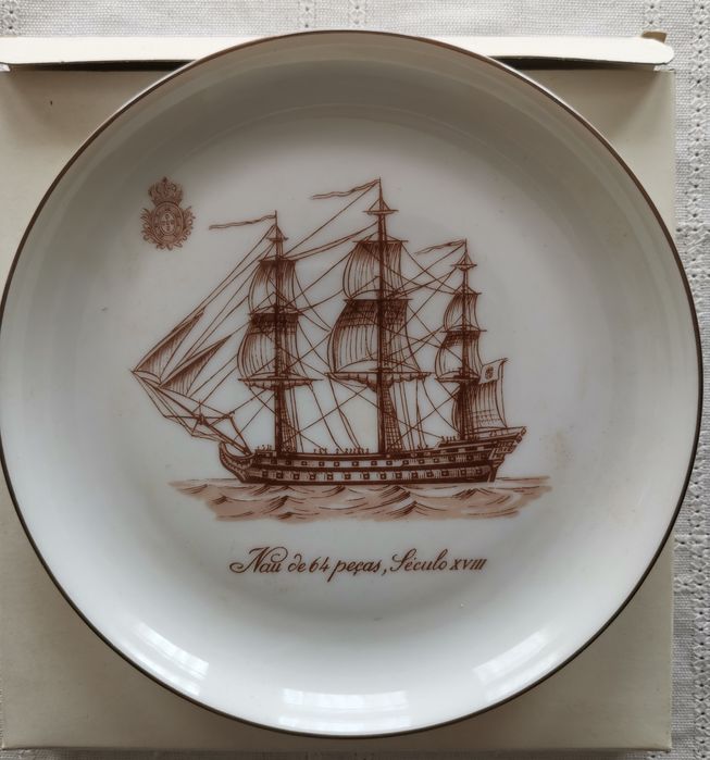 Pratos Vista sta Alegre Museu da Marinha