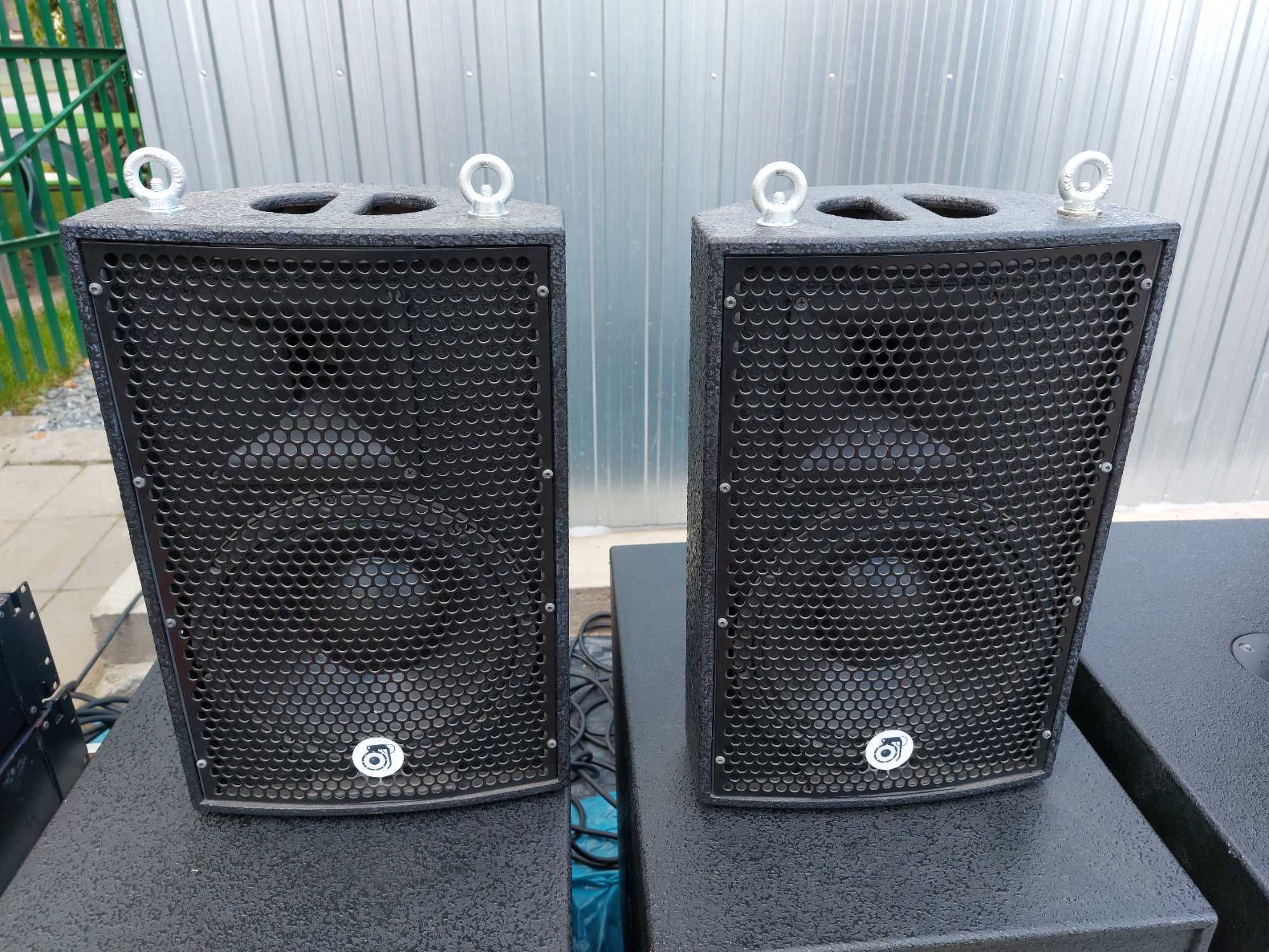 Nagłośnienie Granat Audio, ADS, Jolly Roger, procesor Behringer, case