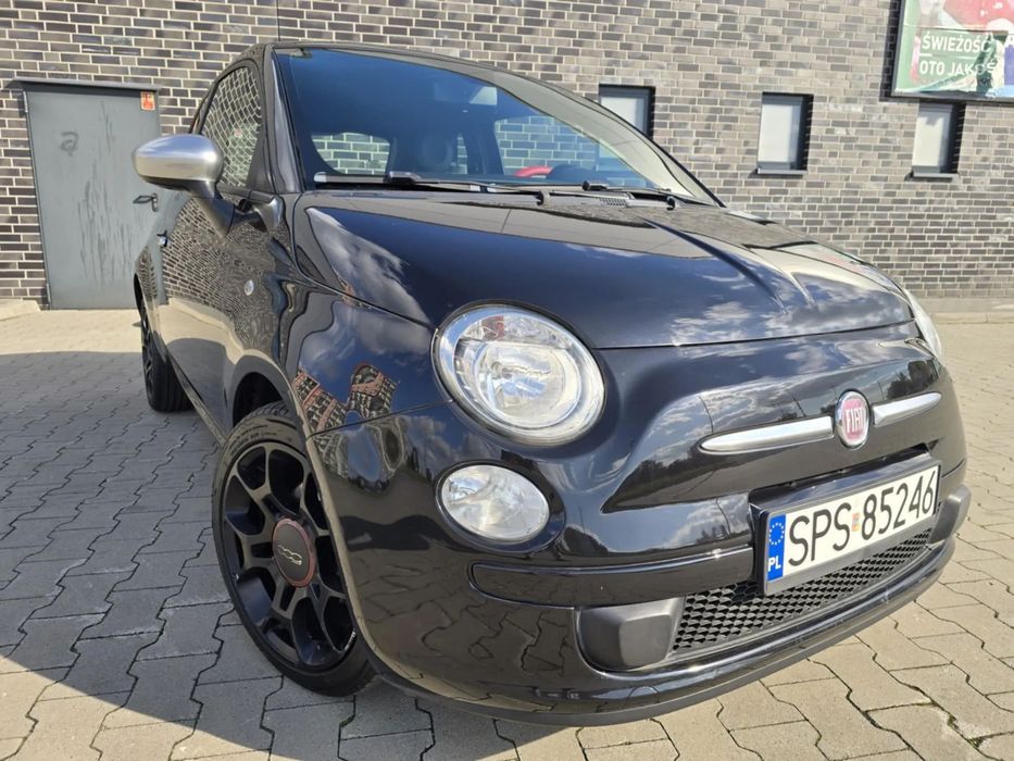Fiat 500 85KM Rejestracja PL 70tys przebieg! AluR16+Klima Sprawna+Skóra PIĘKNY!