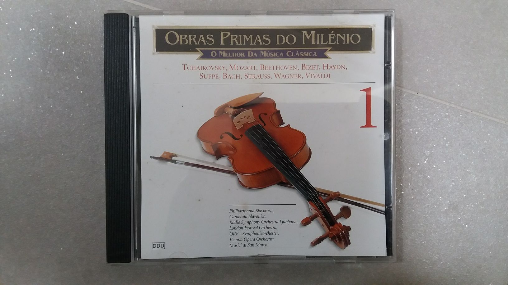 Coleção de CDs de música clássica