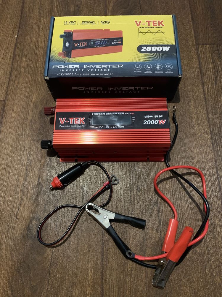 Продам Інвертор V-TEK 12v - 220v
