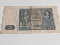 Banknot 50 złotych z 1941 roku