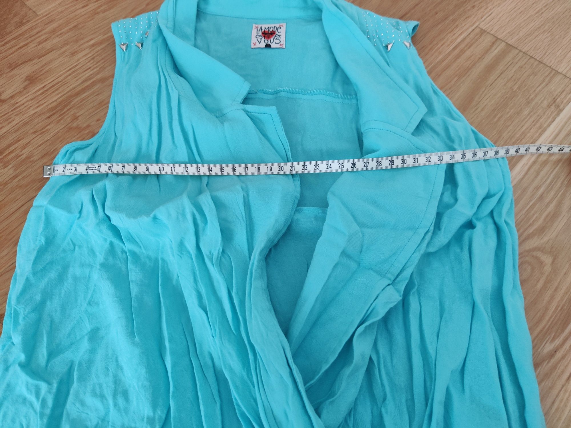 Top turquesa novo, La Mode est à Vous, S