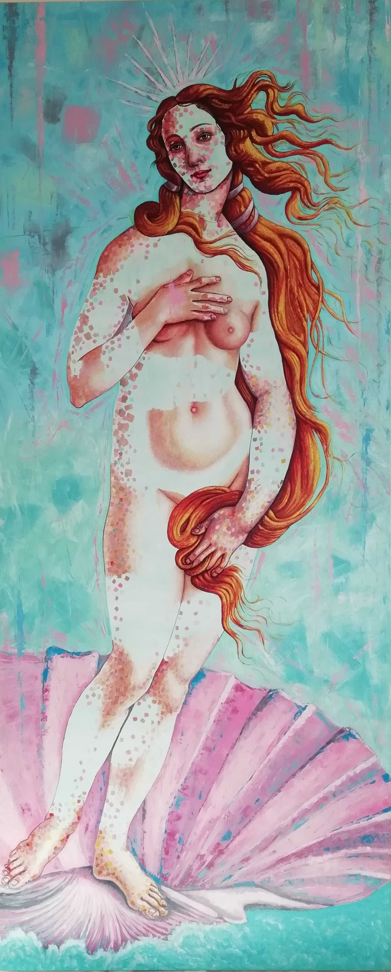 Quadro / Pintura a óleo sobre tela "Vénus"