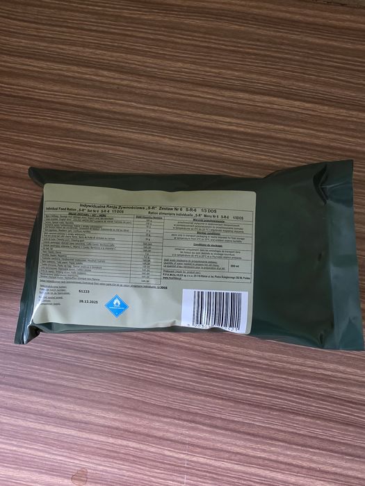 Indywidualna Racja Żywnościowa - Zestaw 6