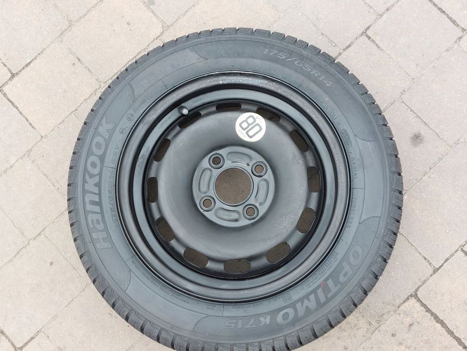 Koło Dojazdowe Zapasowe 14/4x108 Et37.5 Ford Fiesta Mk7