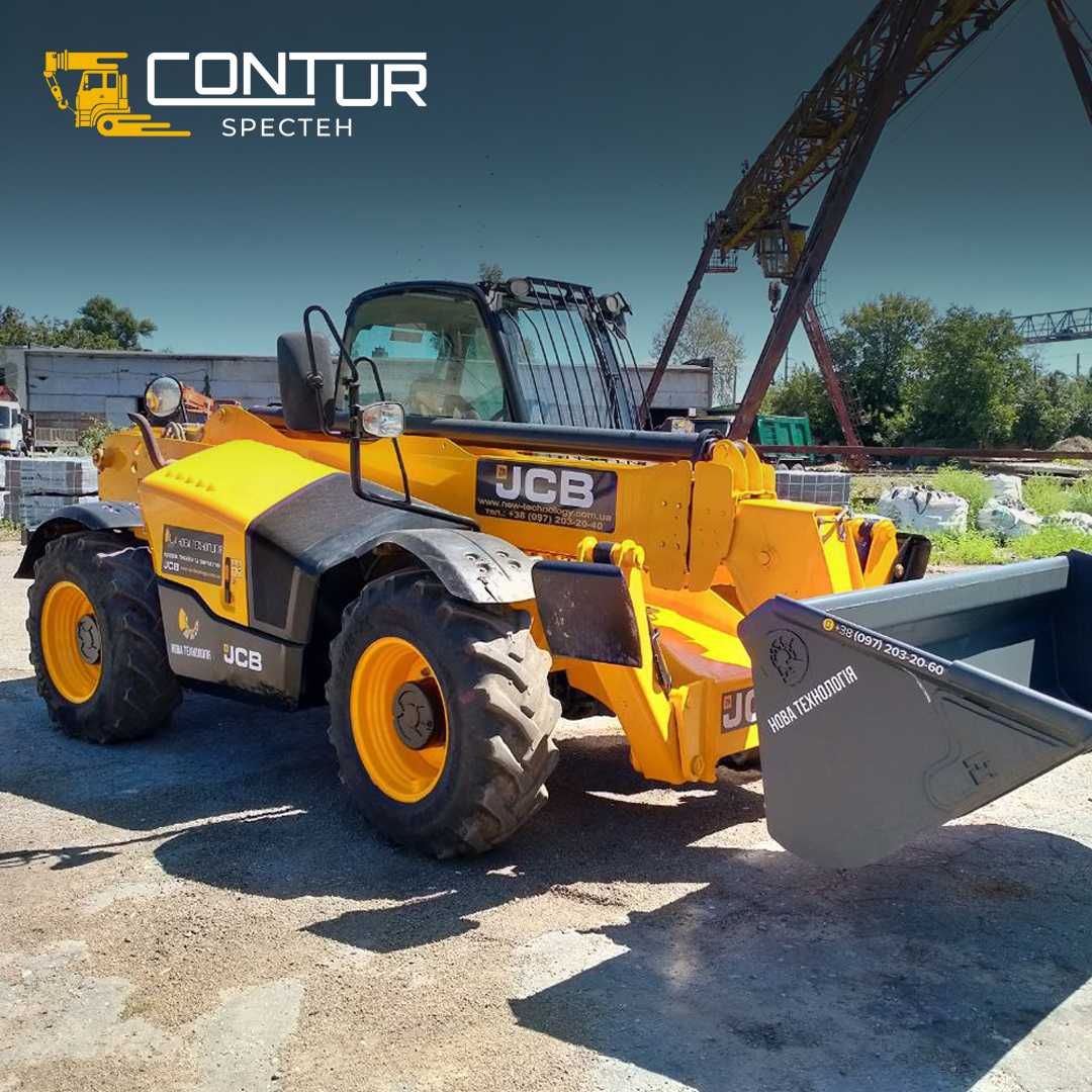 Послуги з оренди телескопічного навантажувача JCB 1400грн/год.