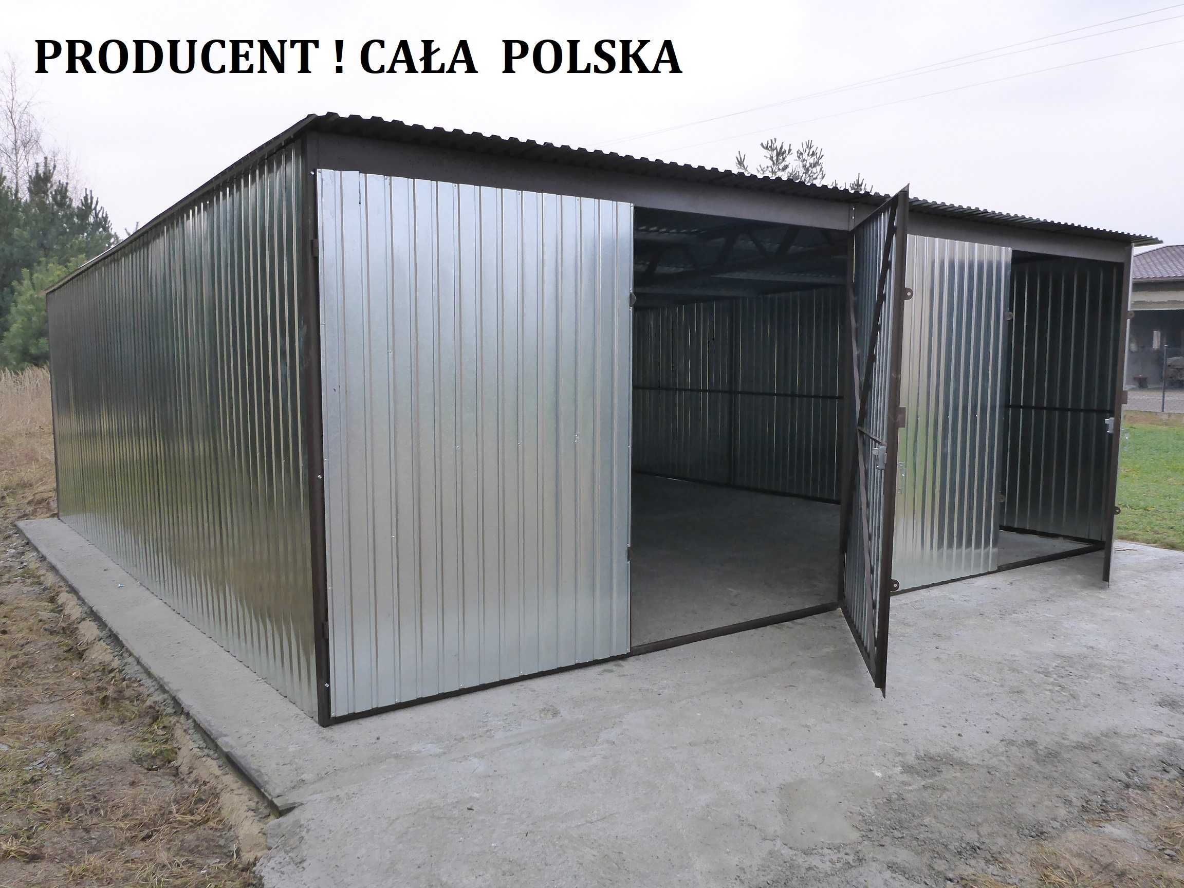 Garaż blaszany 6x5 6x6 8x5 8x6 Garaże blaszane Blaszak Cała Polska