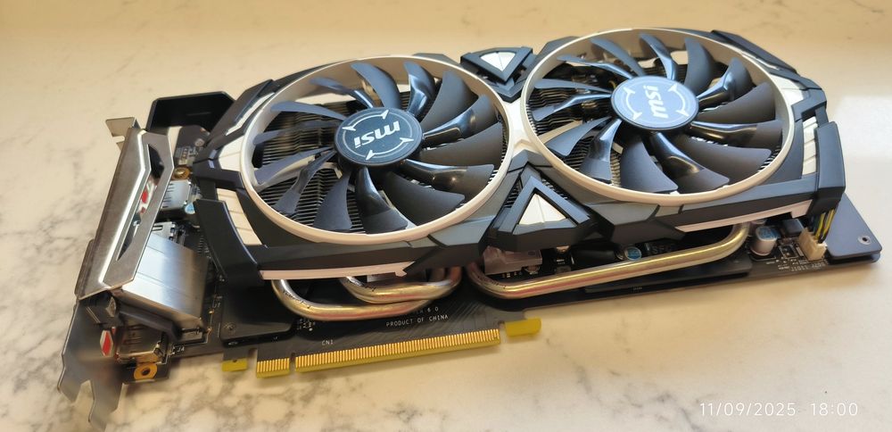 Gráfica GTX 1070 Armor 8GB OC