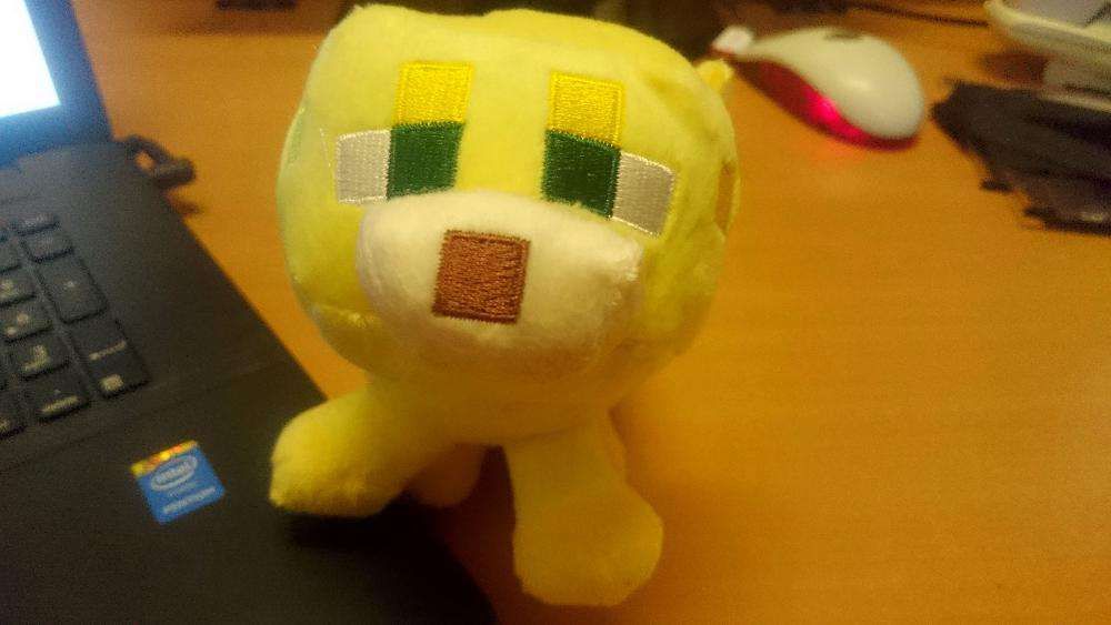 Игрушка MineCraft майнкрафт оцелот 24 или 45 см. желтый кот ягуар