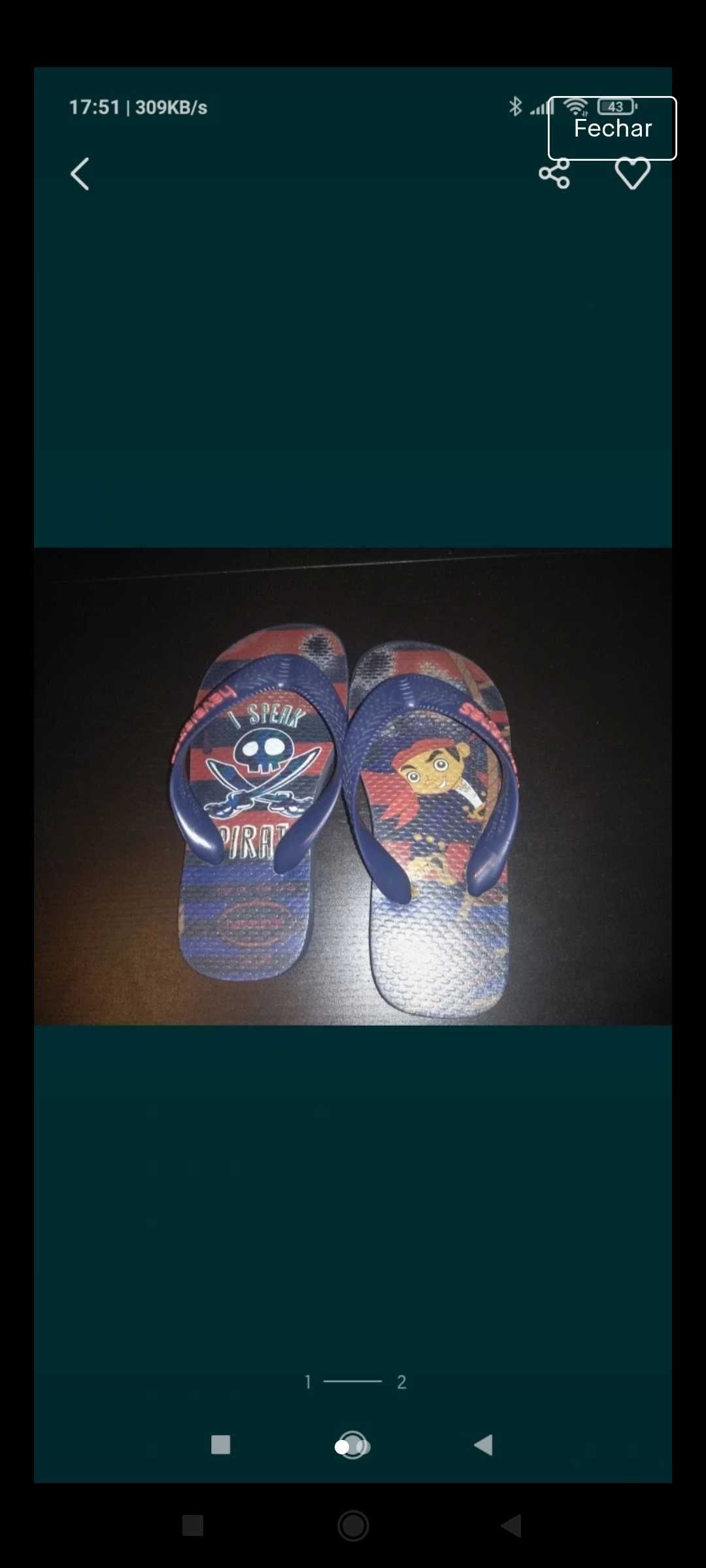 Havaianas 25/26 menino