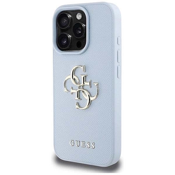 Etui Guess Grained Big 4G Logo Small Classic Logo na iPhone 16 Pro Max