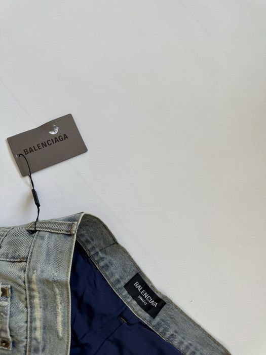 джинсы Balenciaga Destress Jeans порваные vetements rick owens