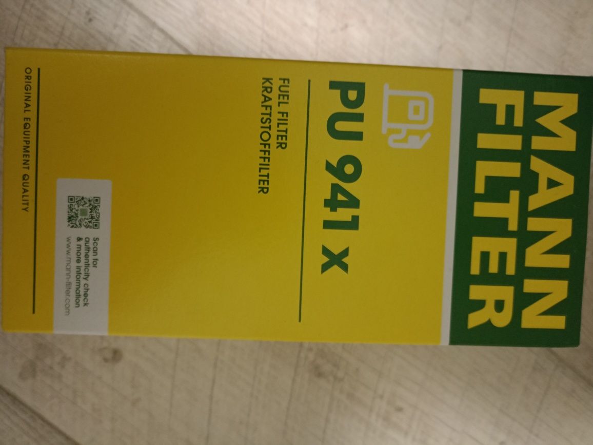 Паливний фільтр MANN FILTERS PU 941 x