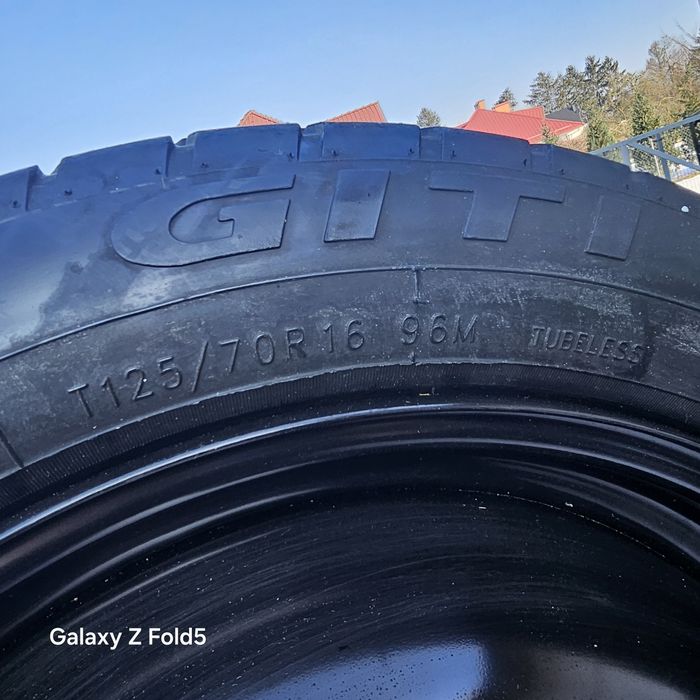 Nowe koło dojazdowe 125/70/16 Renault Captur Clio Dacia Sandero 4x100